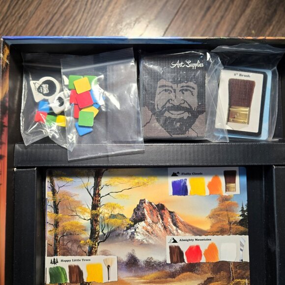 BOB ROSS, "Art of Chill" Board Game "Happy Little Trees" NEW! - Picture 4 of 7